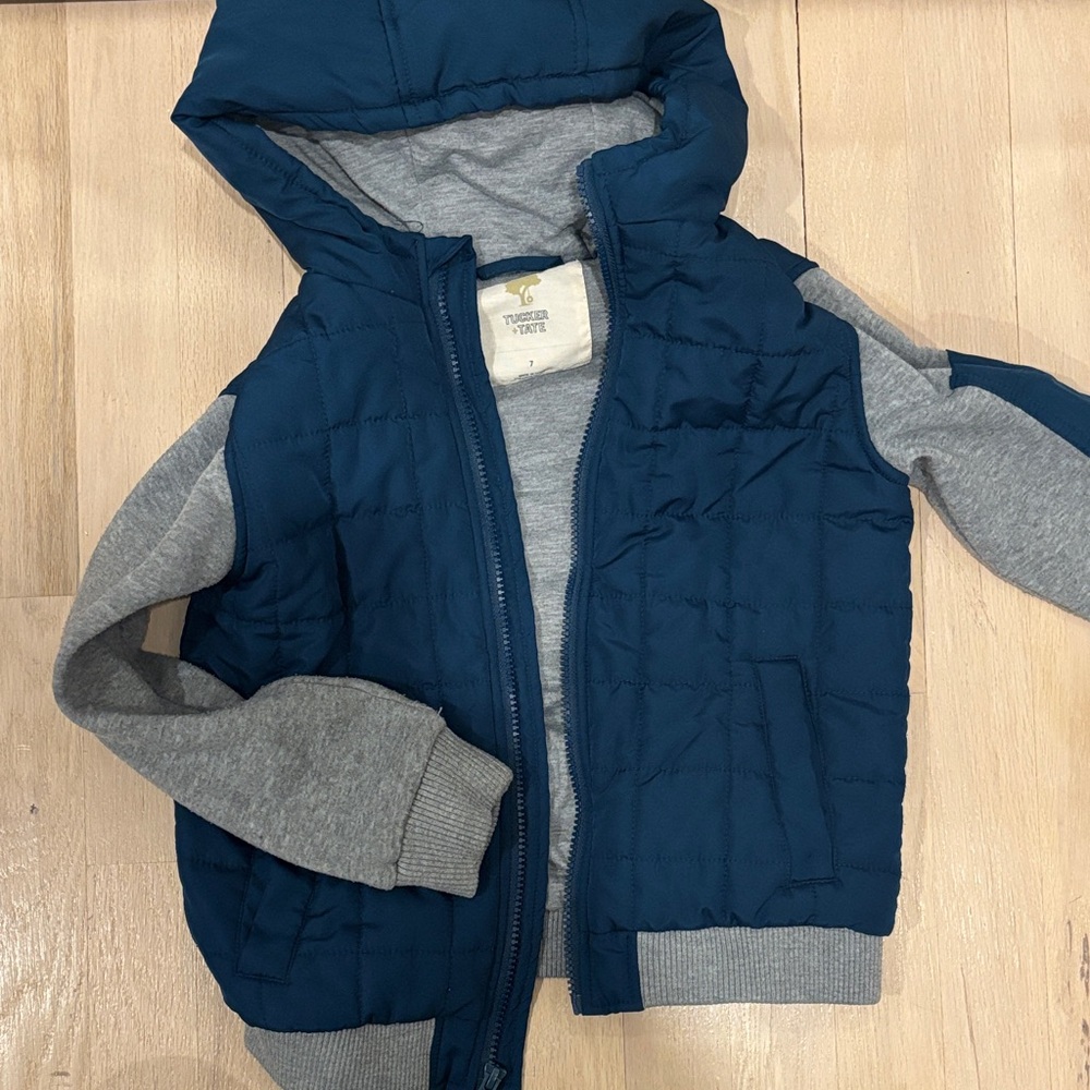 Tucker + Tate Blue and Gray Kids Jacket